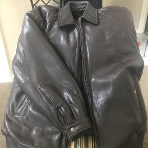 Soft nappa leather, reversible faux fur jacket